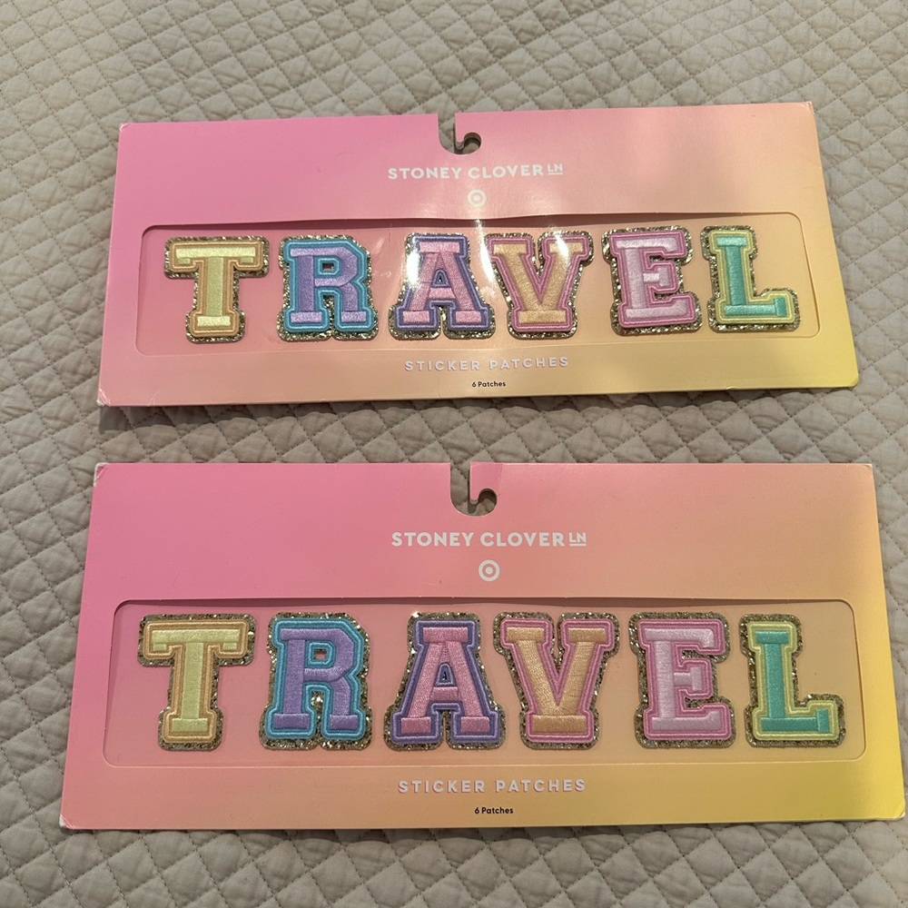 Stoney Clover Lane X Target TRAVEL patch Patch Set